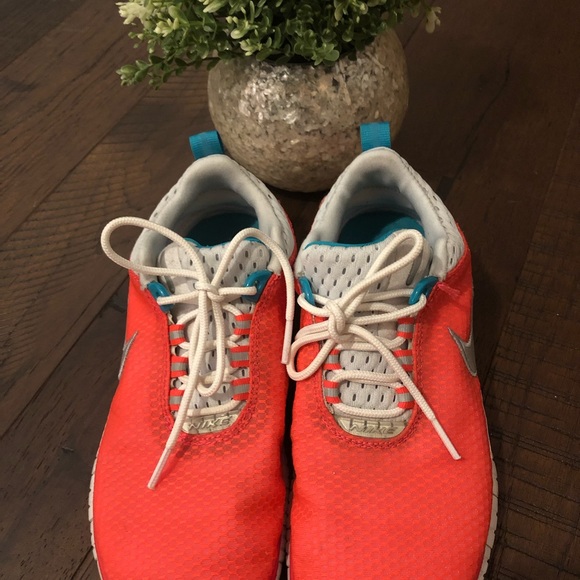 Nike Free bright coral, aqua - Picture 4 of 4